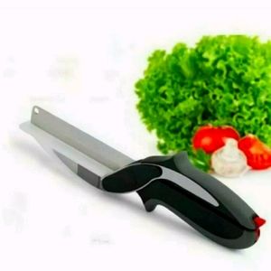 Clever Scissors Cutter 2-IN-1 Knife Cutting Board